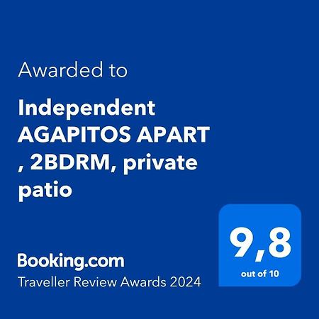 Independent Agapitos Apart , 2Bdrm, Private Patio Naxos City Exterior photo